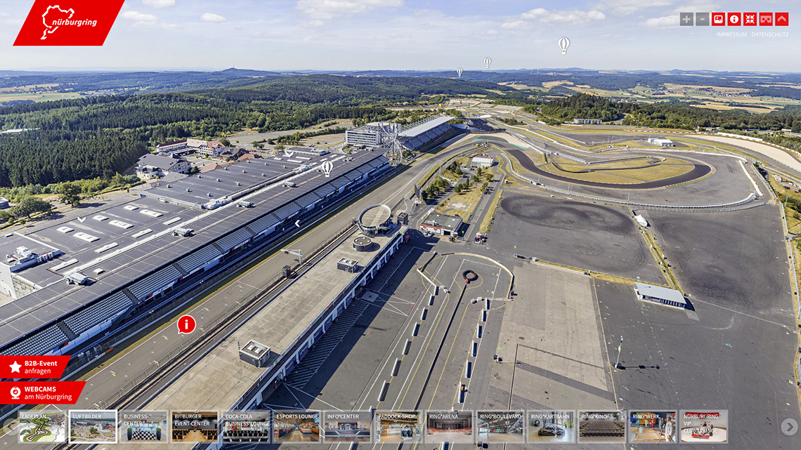 360 Grad Rundgang Nürburgring