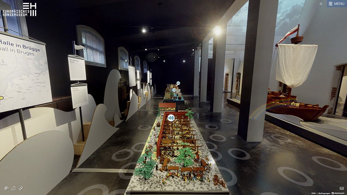 360 Grad Rundgang Hanse steinreich - eine LEGO Zeitreise